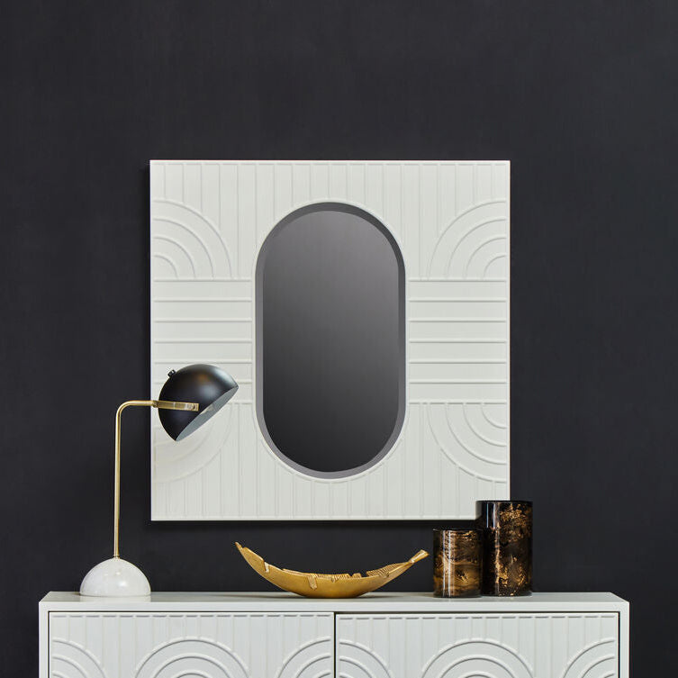 Danta Off White Wall Mirror