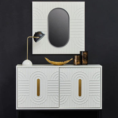 Danta Off White Wall Mirror - Image 2