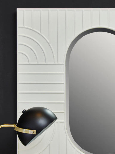 Danta Off White Wall Mirror - Image 4