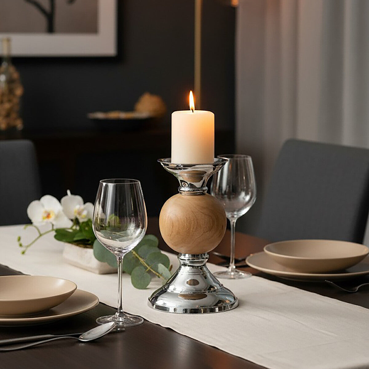 Hampstead Small Pillar Candle Holder