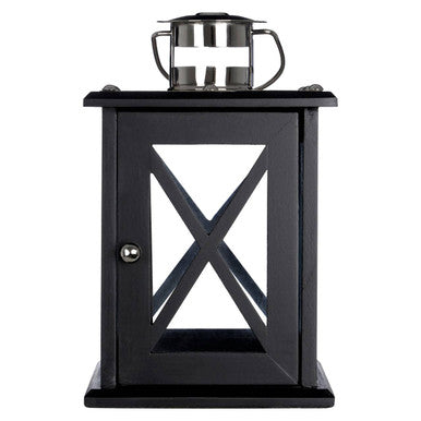 Hampstead Small Black Criss Cross Lantern