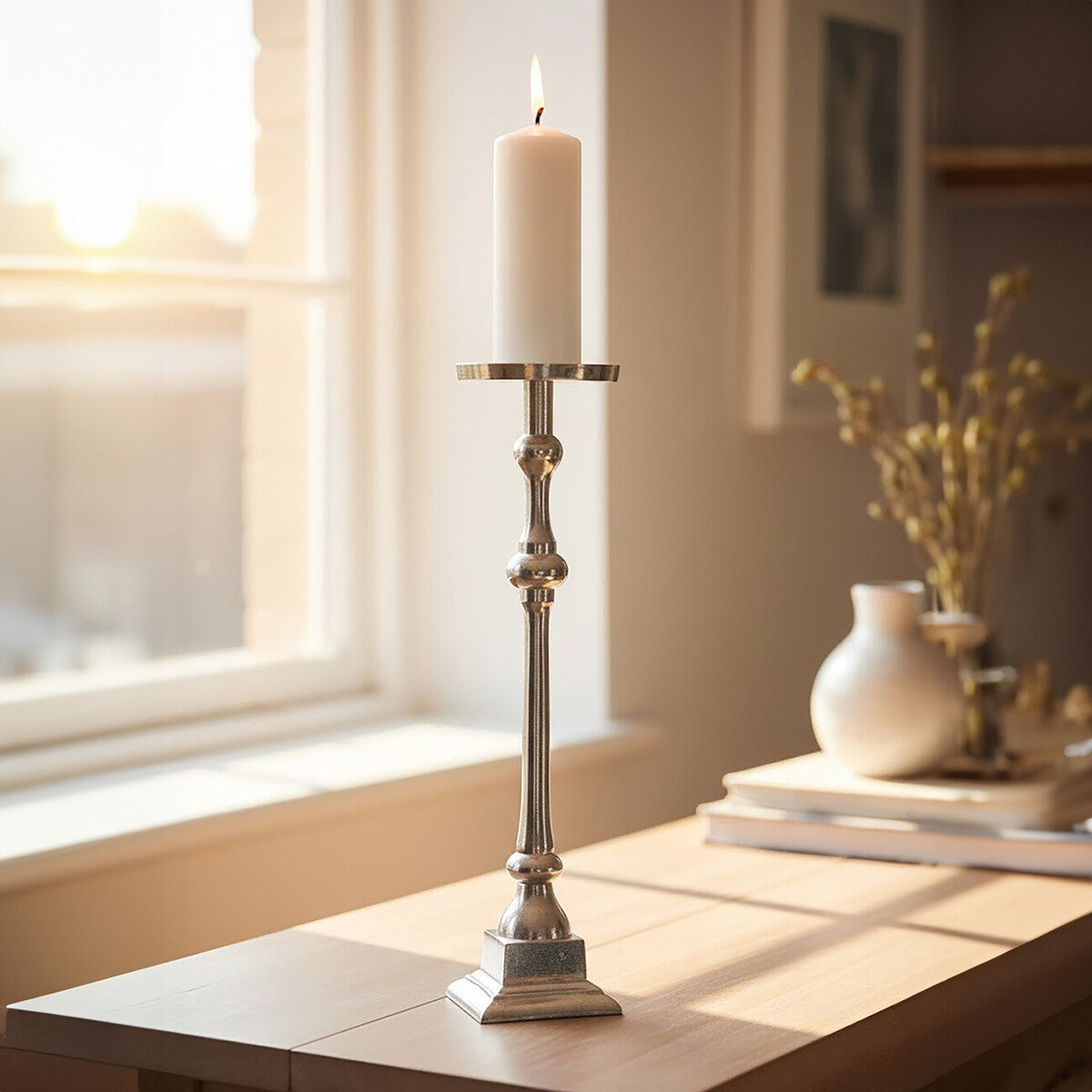 Kensington Townhouse Large Pillar Candle Holder - Image 2
