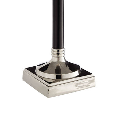 Riya Nickel And Black Finish Candle Holder