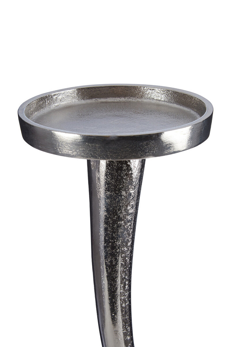 Kensington Townhouse Twist Nickel Candle Holder