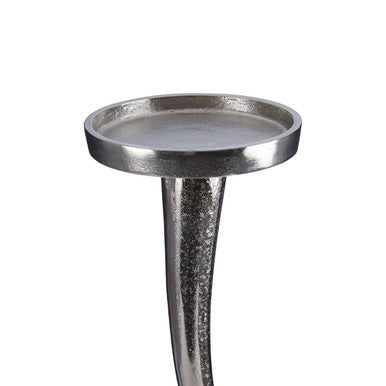 Kensington Townhouse Twist Nickel Candle Holder