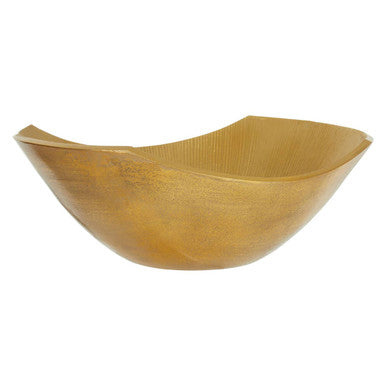 Wooden bowl on a white background