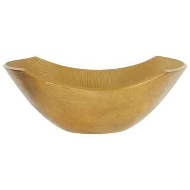 Estrella Large Gold Finish Bowl