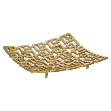 Delphi Small Gold Finish Plate