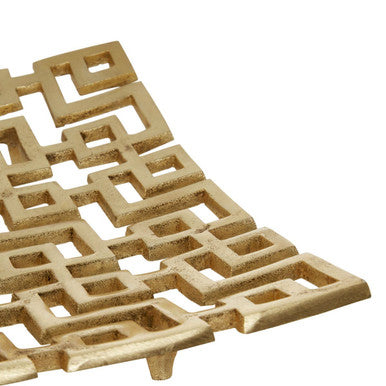 Delphi Small Gold Finish Plate