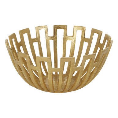Delphi Large Gold Finish Bowl