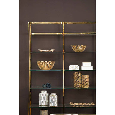 Delphi Large Gold Finish Bowl - Image 5