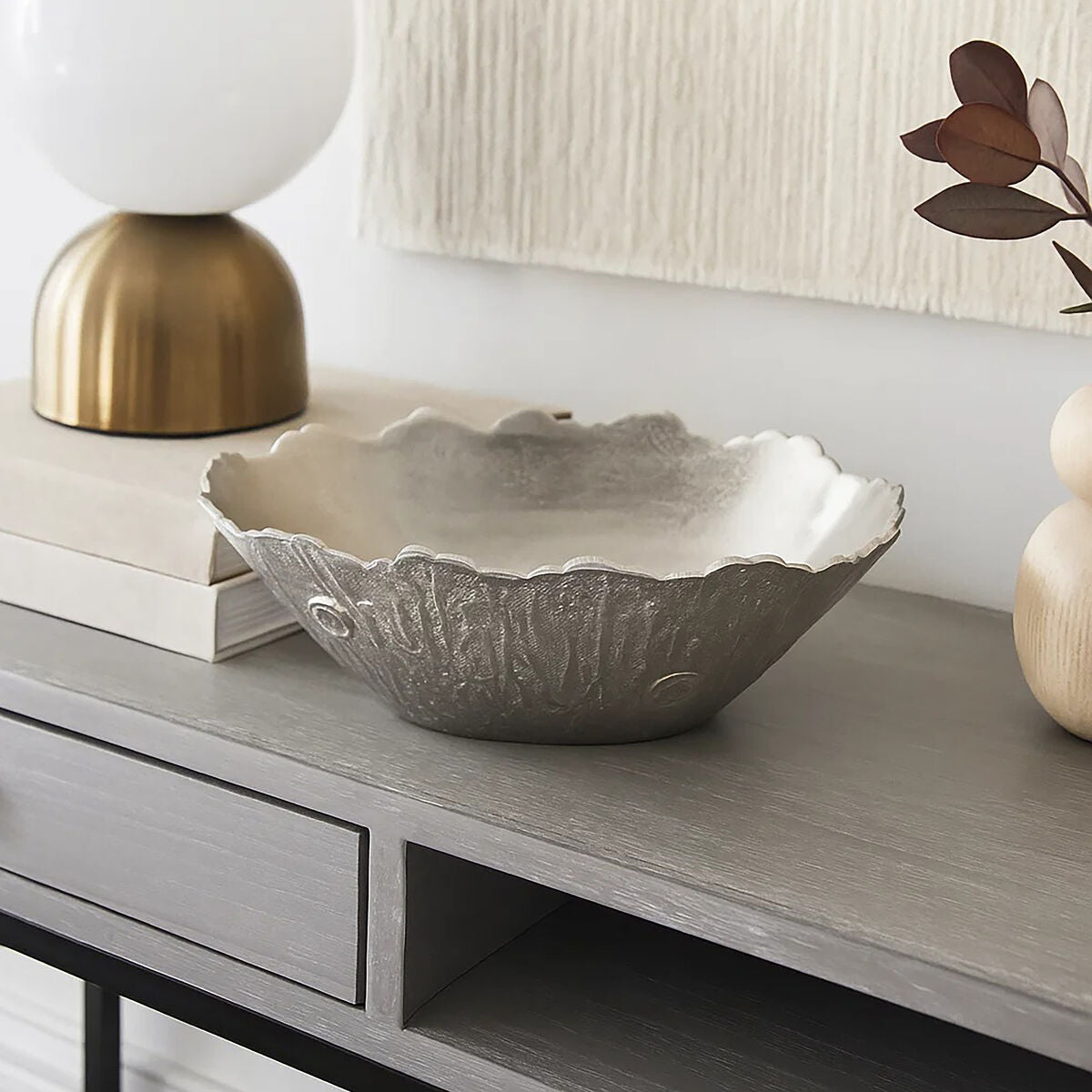 Albero Large Silver Bowl