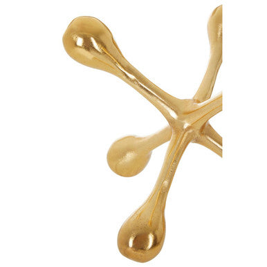 Prato Gold Finish Jack Sculpture - Image 7