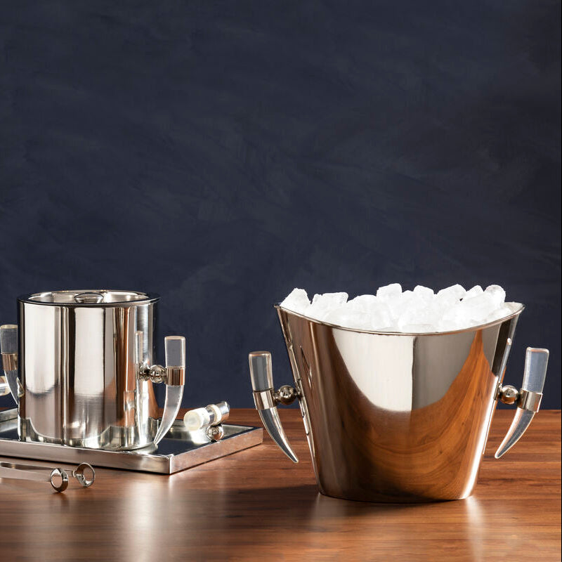 Mixology Herne Acrylic Horn Handle Wine Cooler - Image 2