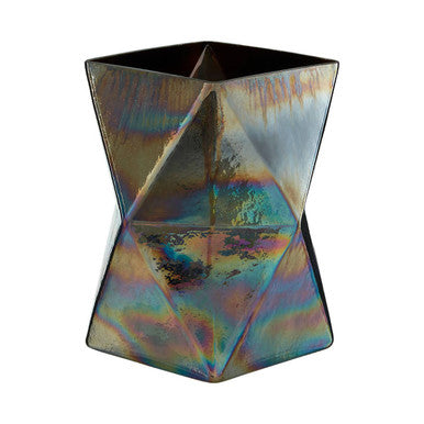 Rambia Large Oil Slick Glass Candle Holder