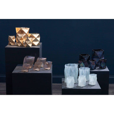 Rambia Large Oil Slick Glass Candle Holder