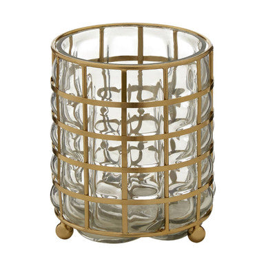 Martina Small Wireframe Hurricane Lamp