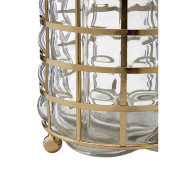 Martina Small Wireframe Hurricane Lamp