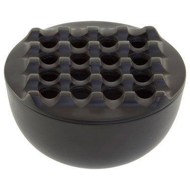 Churchill Black Nickel Finish Ashtray