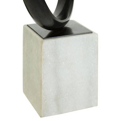 Mirano Black Nickel Finish Knot Sculpture - Image 8