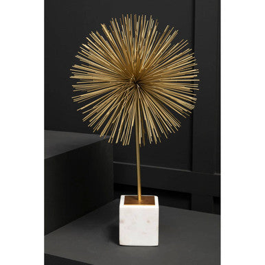 Mirano Gold Finish Starburst Sculpture