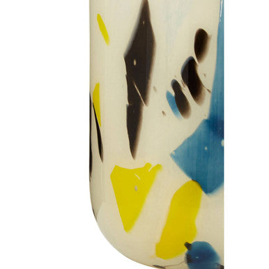 Carra Abstract Design Small Glass Vase