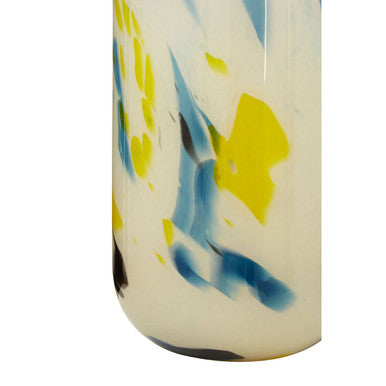 Carra Large Abstract Design Glass Vase