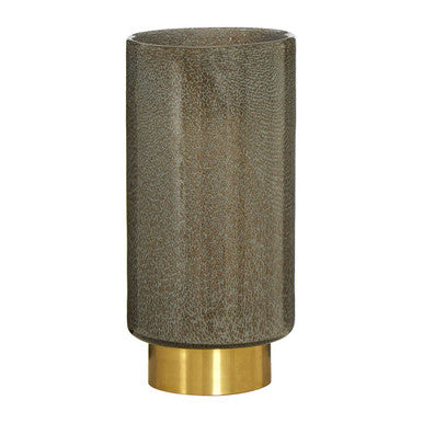 Cleo Large Grey And Gold Vase - Image 2