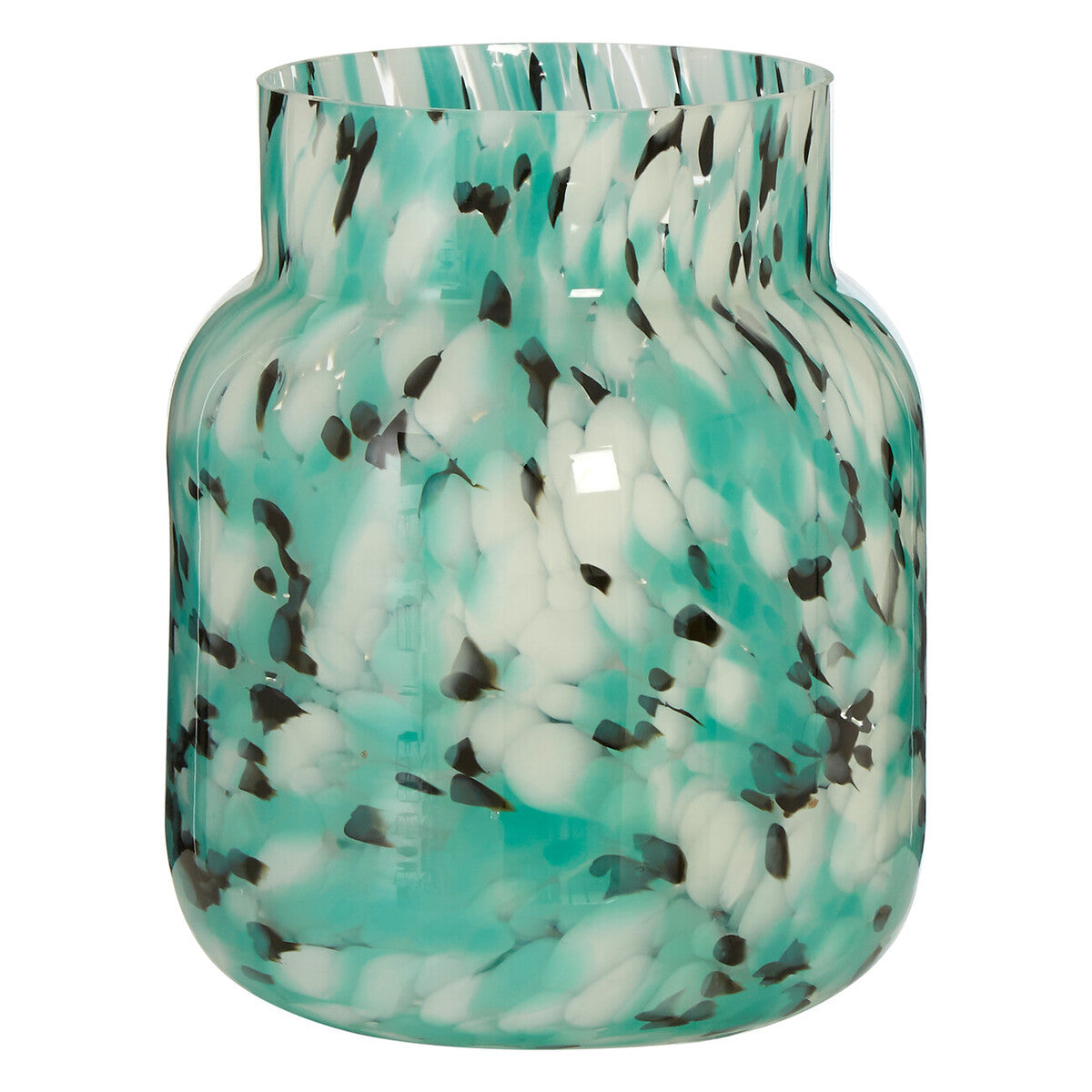 Calla Small Turquoise Speckle Vase