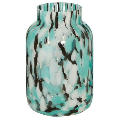 Calla Medium Speckle Effect Glass Vase