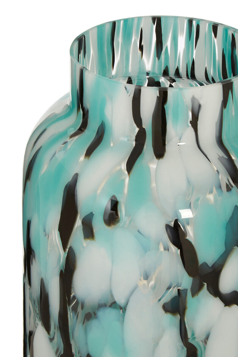 Calla Medium Speckle Effect Glass Vase