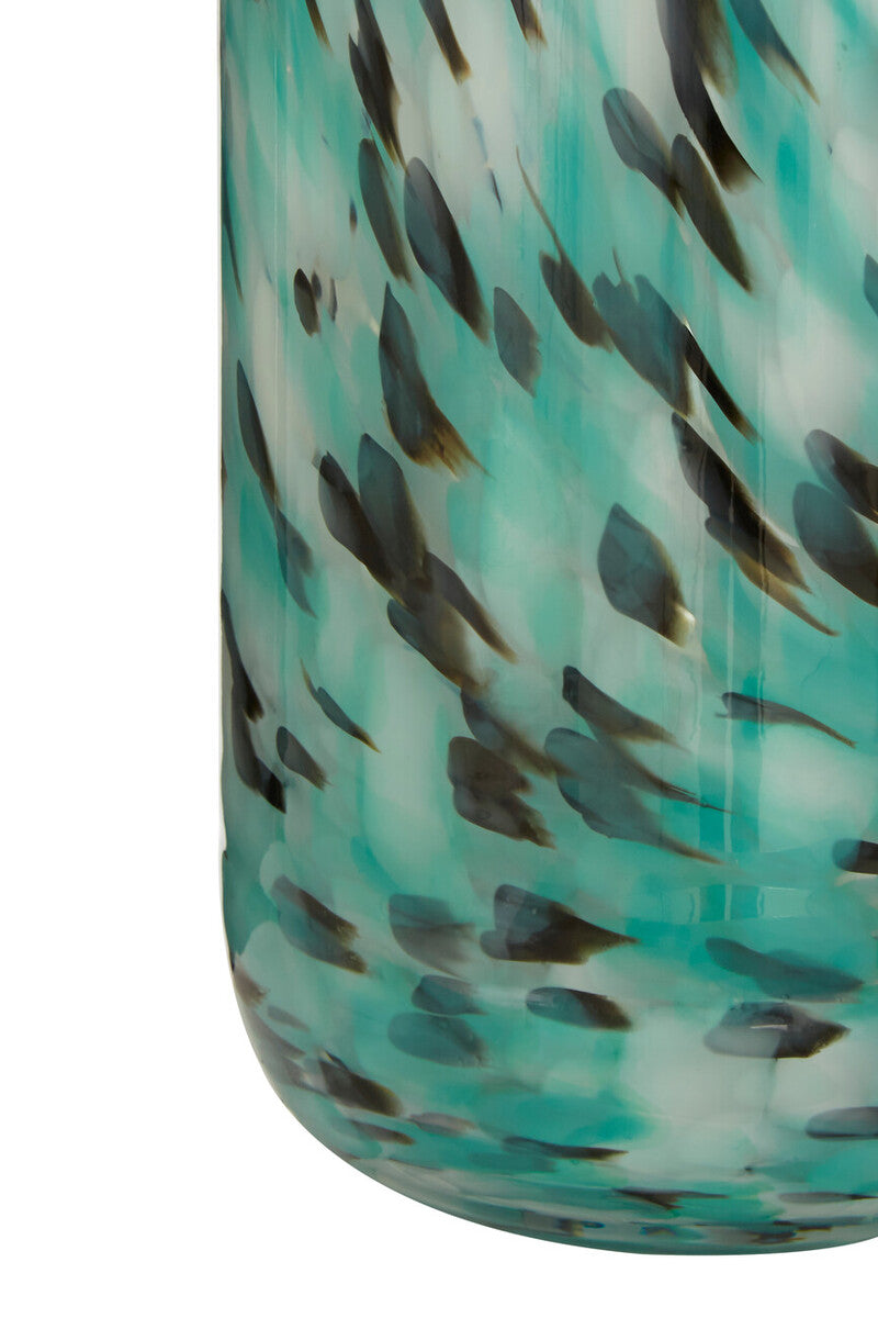 Calla Turquoise Speckle Vase