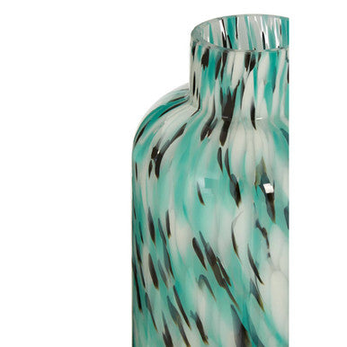 Calla Turquoise Speckle Vase