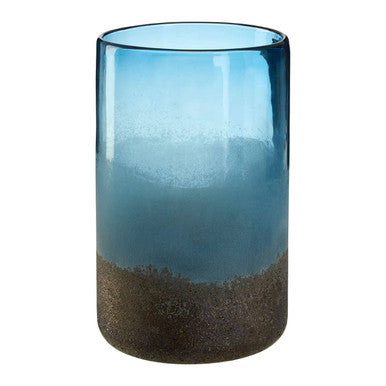 Chiara Medium Blue Sand Effect Vase