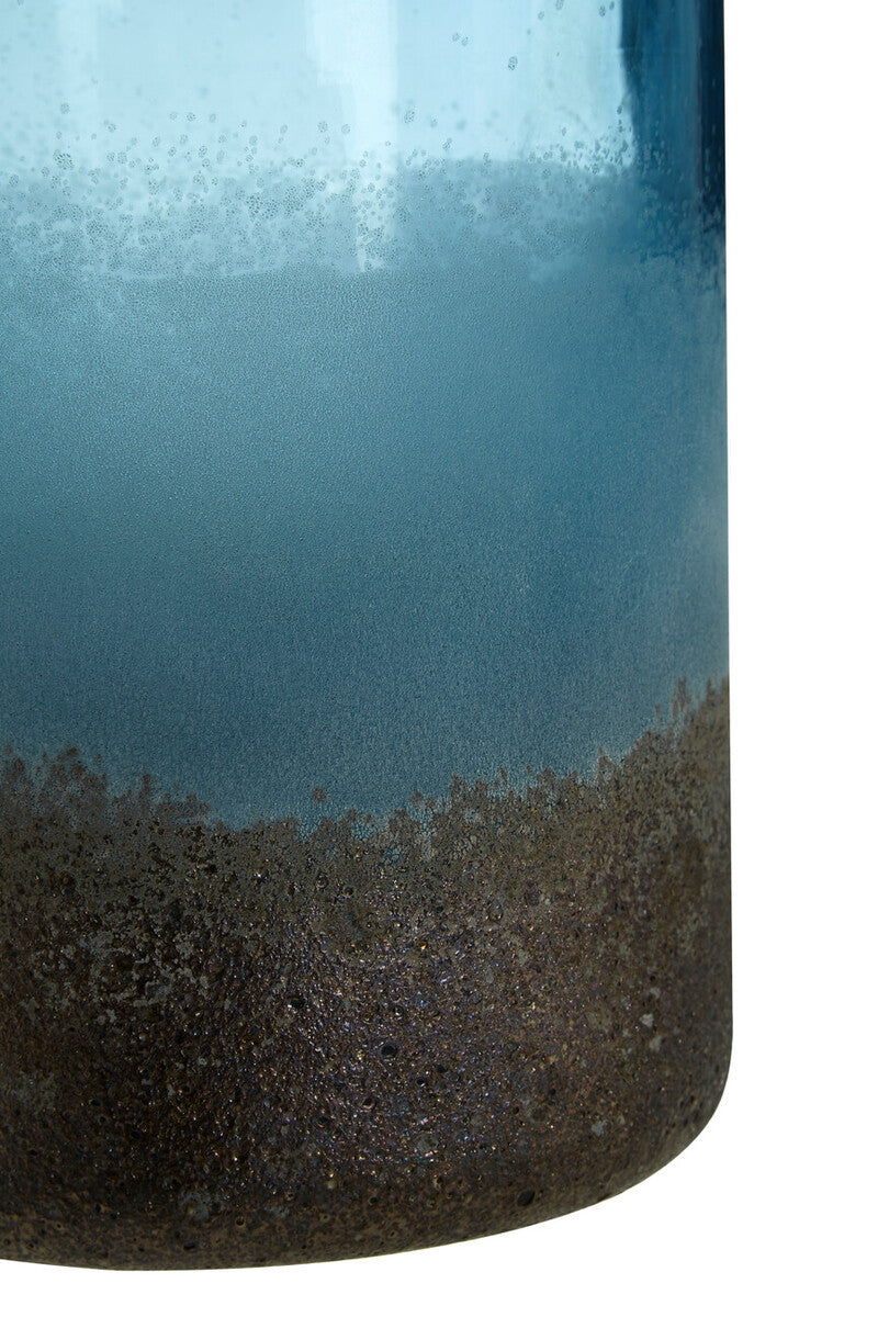 Chiara Medium Blue Sand Effect Vase