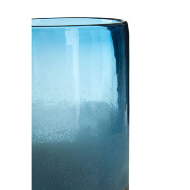 Chiara Medium Blue Sand Effect Vase