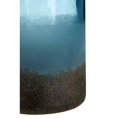 Chiara Medium Blue Sand Effect Vase