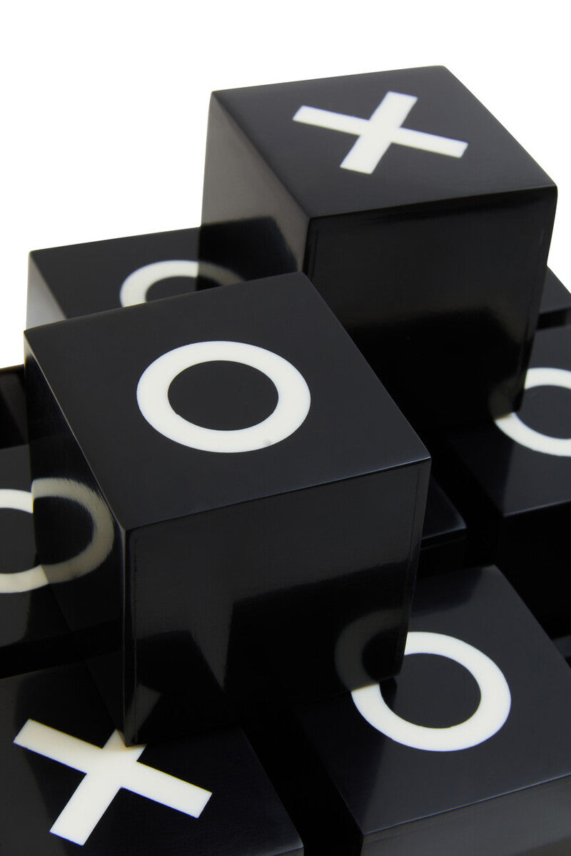 Churchill Games Small Black and White Noughts & Crosses Game