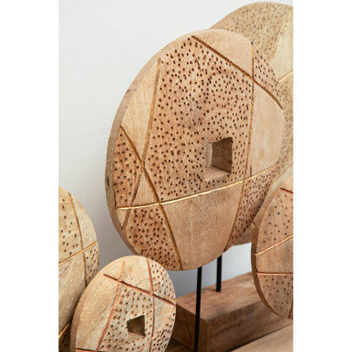 Element 4 Disc Wooden Sculpture