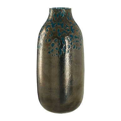 Caris Blue Speckled Glass Small Vase - Image 2