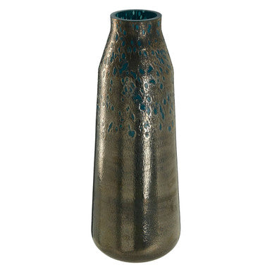 Caris Blue Speckled Glass Large Vase - Image 6