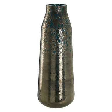 Caris Blue Speckled Glass Large Vase - Image 2