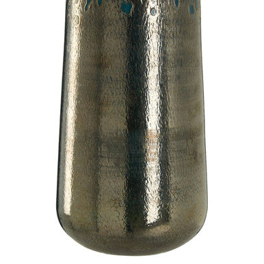 Caris Blue Speckled Glass Large Vase - Image 8