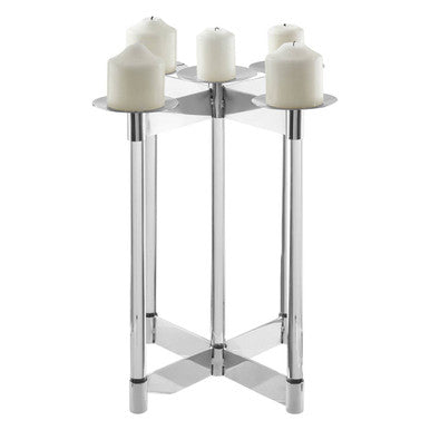 Lucita Silver Candelabra - Image 3