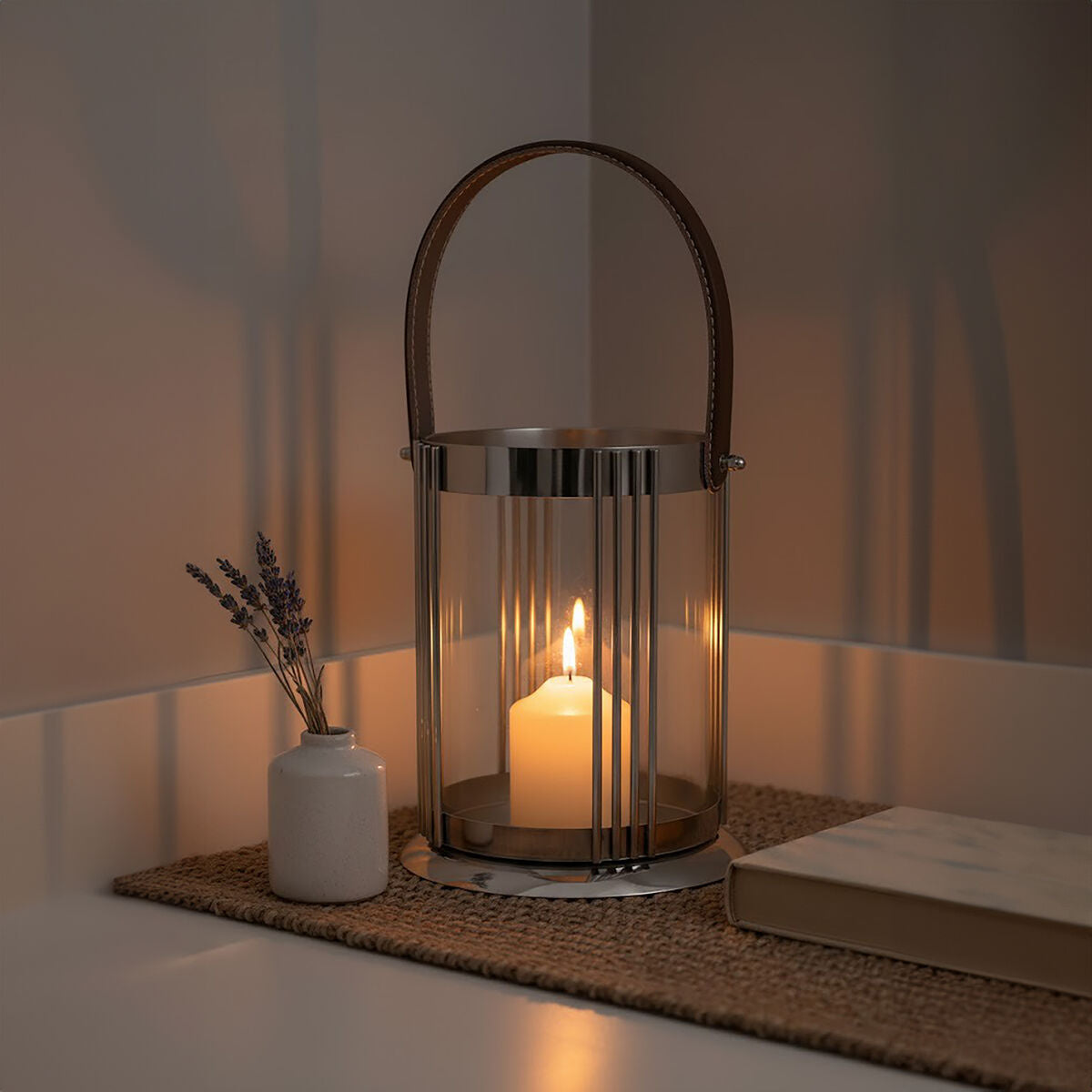 Astro Small Silver Finish Lantern - Image 2