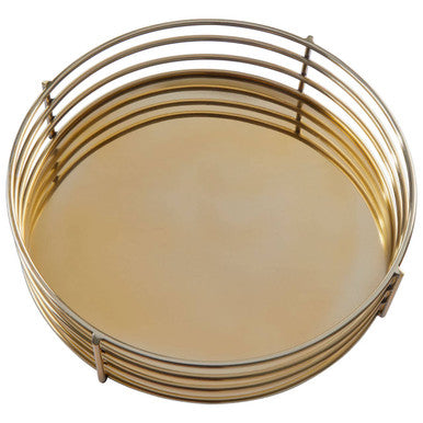 Astro Round Gold Tray