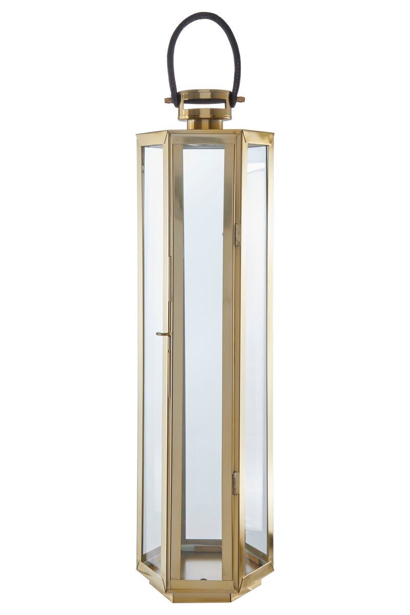 Herber Small Gold Finish Lantern