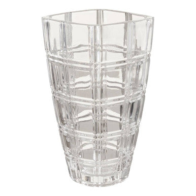 Savita Vase with Grid Pattern