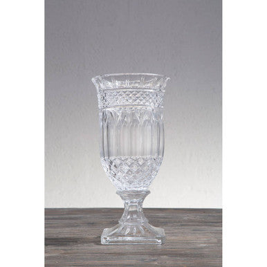 Savita Footed Vase with Square Base