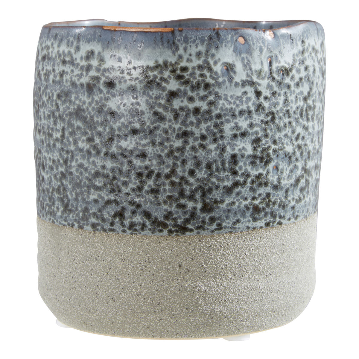 Caldera Grey Speckled Small Planter